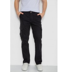 Штани чоловічі з кишенями, колір чорний, 244R2078