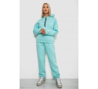 Спортивный костюм женский на флисе, цвет мятный, 238R5726
