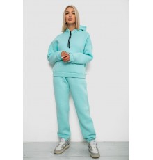 Спортивний костюм жіночий на флісі, колір м'ятний, 238R5726