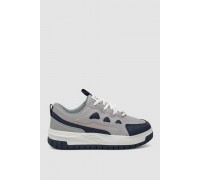 Кроссовки мужские демисезонные, цвет серо-синий, 243RHK110