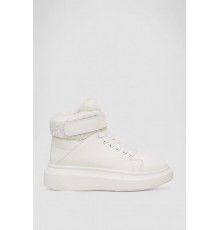 Кросівки жіночі зимові на хутрі, колір білий, 248RA2253