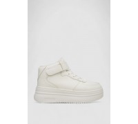 Кроссовки женские зимние на меху, цвет белый, 248RAM02