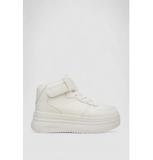 Кросівки жіночі зимові на хутрі, колір білий, 248RAM02