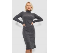 Платье повседневное утепленное, цвет грифельный, 257R115