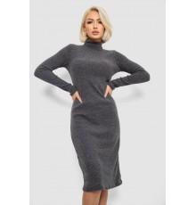 Сукня повсякденна утеплена, колір грифельний, 257R115
