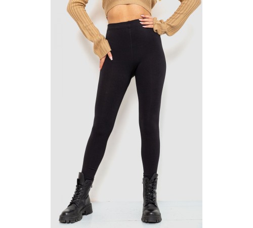 Лосіни на флісі 1800D, колір чорний, 139R869