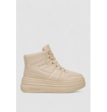 Кросівки жіночі зимові на хутрі, колір бежевий, 248RAM015