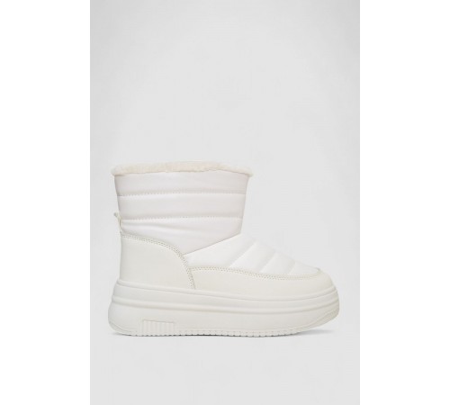 Дутики жіночі зимові на хутрі, колір білий, 248RAM018