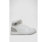 Кросівки жіночі зимові на хутрі, колір біло-сірий, 248RHB470-13