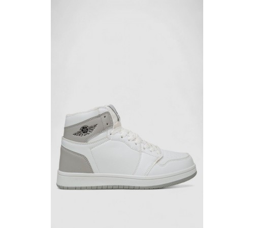 Кросівки жіночі зимові на хутрі, колір біло-сірий, 248RHB470-13