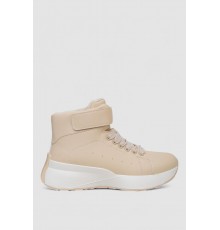 Ботинки женские зимние на меху, цвет бежевый, 248RXM25