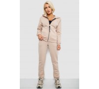 Спортивний костюм жіночий на флісі, колір бежевий, 257R86