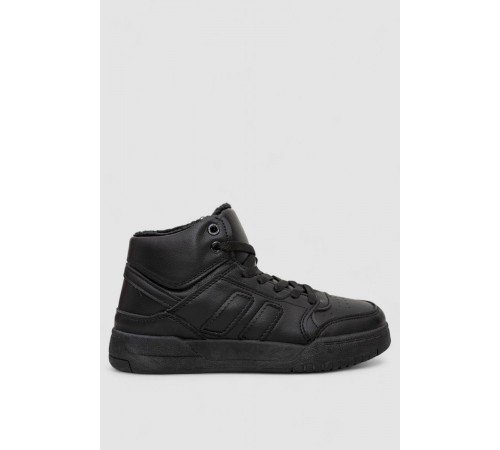 Кросівки жіночі зимові на хутрі, колір чорний, 248RAD500