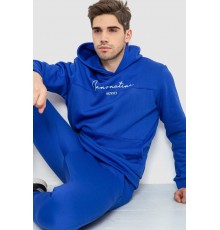 Спортивний костюм чоловічий на флісі, колір електрик, 238R57160