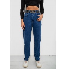 Джинси жіночі MOM, колір синій, 244R001123