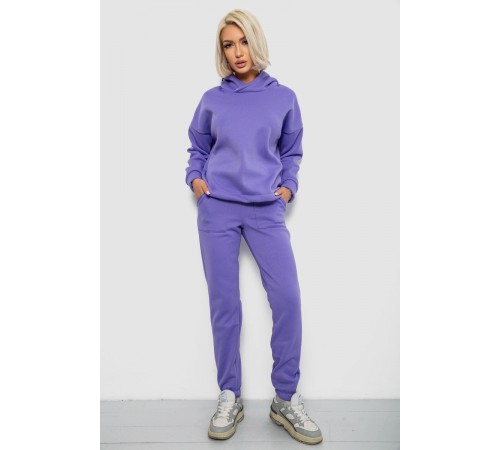 Спортивний костюм жіночий на флісі, колір бузковий, 257R88