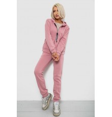 Спортивний костюм жіночий на флісі, колір рожевий, 257R86-1