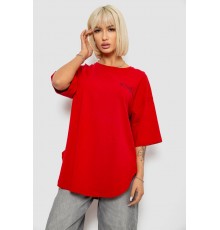 Футболка жіноча з принтом, колір червоний, 244R2017