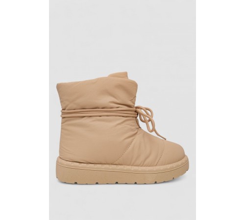 Дутики жіночі зимові на хутрі, колір бежевий, 248RFM600