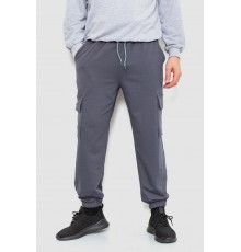 Спортивные штаны мужские двухнитка, цвет серый, 241R0651-1