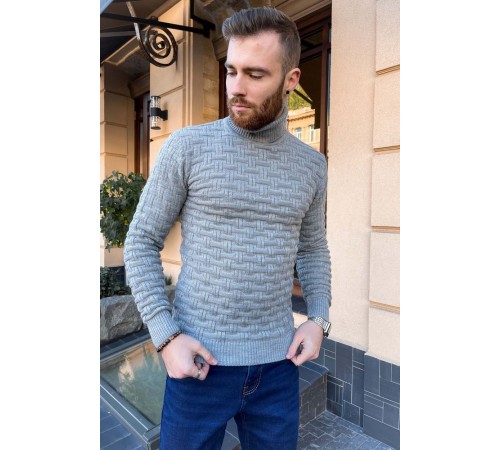 Светр чоловічий, колір сірий, 161R602