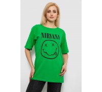 Футболка жіноча з принтом, колір зелений, 244R2010