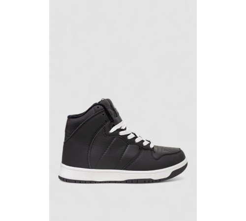 Кроссовки женские зимние на меху, цвет черно-белый, 248RH1060