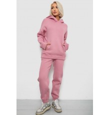 Спортивний костюм жіночий на флісі, колір пудровий, 247R2012