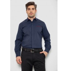 Сорочка чоловіча, колір темно-синій, 214R7114