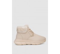 Черевики зимові жіночі на хутрі, колір бежевий, 248RCX663-1