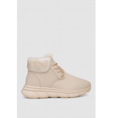 Ботинки женские зимние на меху, цвет бежевый, 248RCX663-1