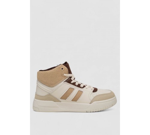 Кроссовки женские зимние на меху, цвет бежевый, 248RAD500