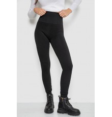 Лосіни безшовні на хутрі, колір чорний, 139R576