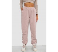 Спортивні штани жіночі на флісі, колір бежевий, 238R58671