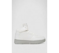 Кроссовки мужские зимние на меху, цвет бело-серый, 248RCX620