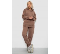 Спортивный костюм женский на флисе, цвет мокко, 247R2040