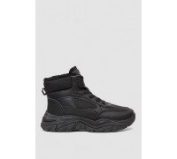 Кроссовки женские зимние на меху, цвет черный, 248RDM05