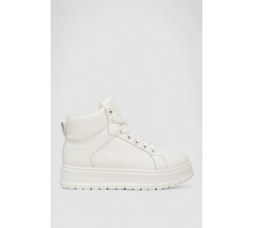 Кросівки жіночі зимові на хутрі, колір білий, 248RMB13