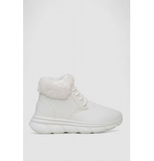 Ботинки женские зимние на меху, цвет белый, 248RCX663-1