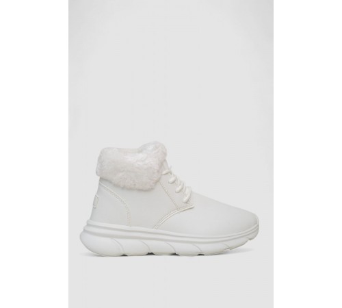 Ботинки женские зимние на меху, цвет белый, 248RCX663-1