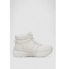 Кросівки жіночі зимові на хутрі, колір білий, 248RXM17