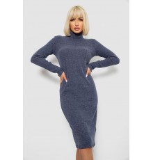 Сукня повсякденна утеплена, колір джинс, 257R115