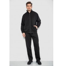 Спортивный костюм мужской на флисе, цвет черный, 244R981-LH