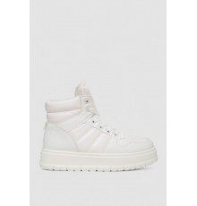 Кросівки жіночі зимові на хутрі, колір білий, 248RMB03