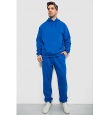 Спортивний костюм чоловічий на флісі, колір електрик, 244R9162