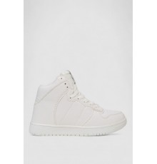 Кросівки жіночі зимові на хутрі, колір білий, 248RH1060