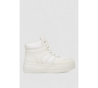 Кроссовки женские зимние на меху, цвет белый, 248RQT12