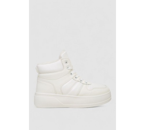 Кросівки жіночі зимові на хутрі, колір білий, 248RQT12