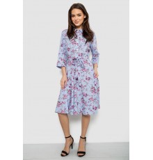 Сукня софт c квітковим принтом, колір блакитний, 230R040-10