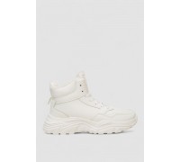 Кросівки жіночі зимові на хутрі, колір білий, 248RDM11